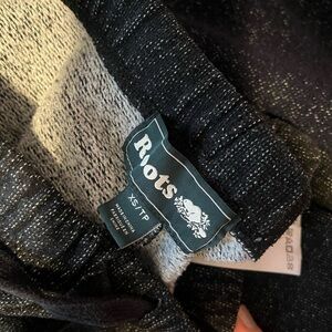 Roots Charcoal and Light Gray Knit Sweater